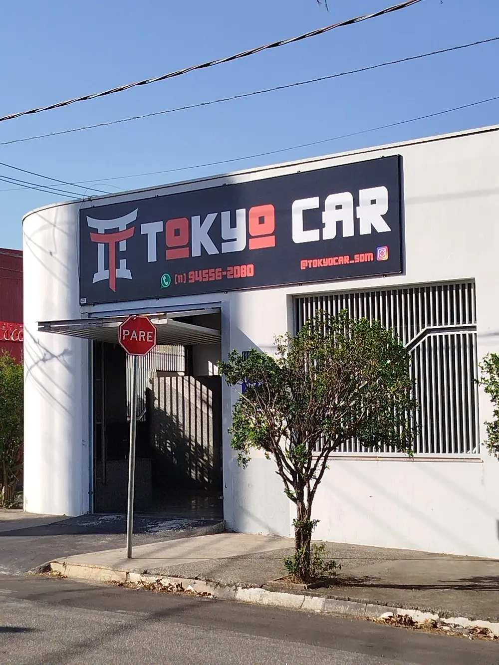 Fachada da Tokyo Car na Rua Marechal Rondon, em Salto/SP